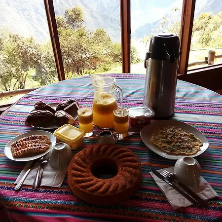Llactapata Lodge Overlooking Machu Picchu - Camping - Restaurant Salcantay Exterior photo